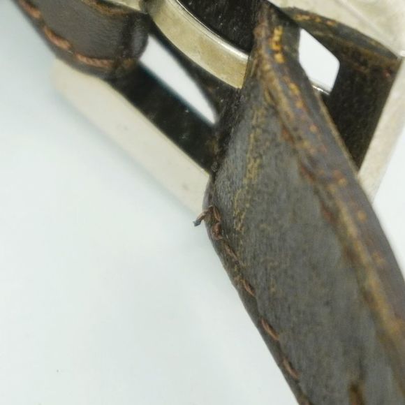 Fendi Shoulder Bag Zucca Nylon Canvas Brown Silver Hardware Women - Picture 8 of 10